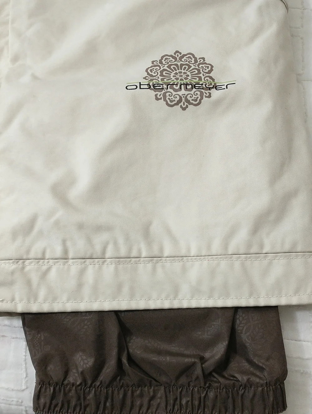 Obermeyer Tyler Snow Pant, Size 18 Youth, Cream, Grow Along Tech., Winter, Ski